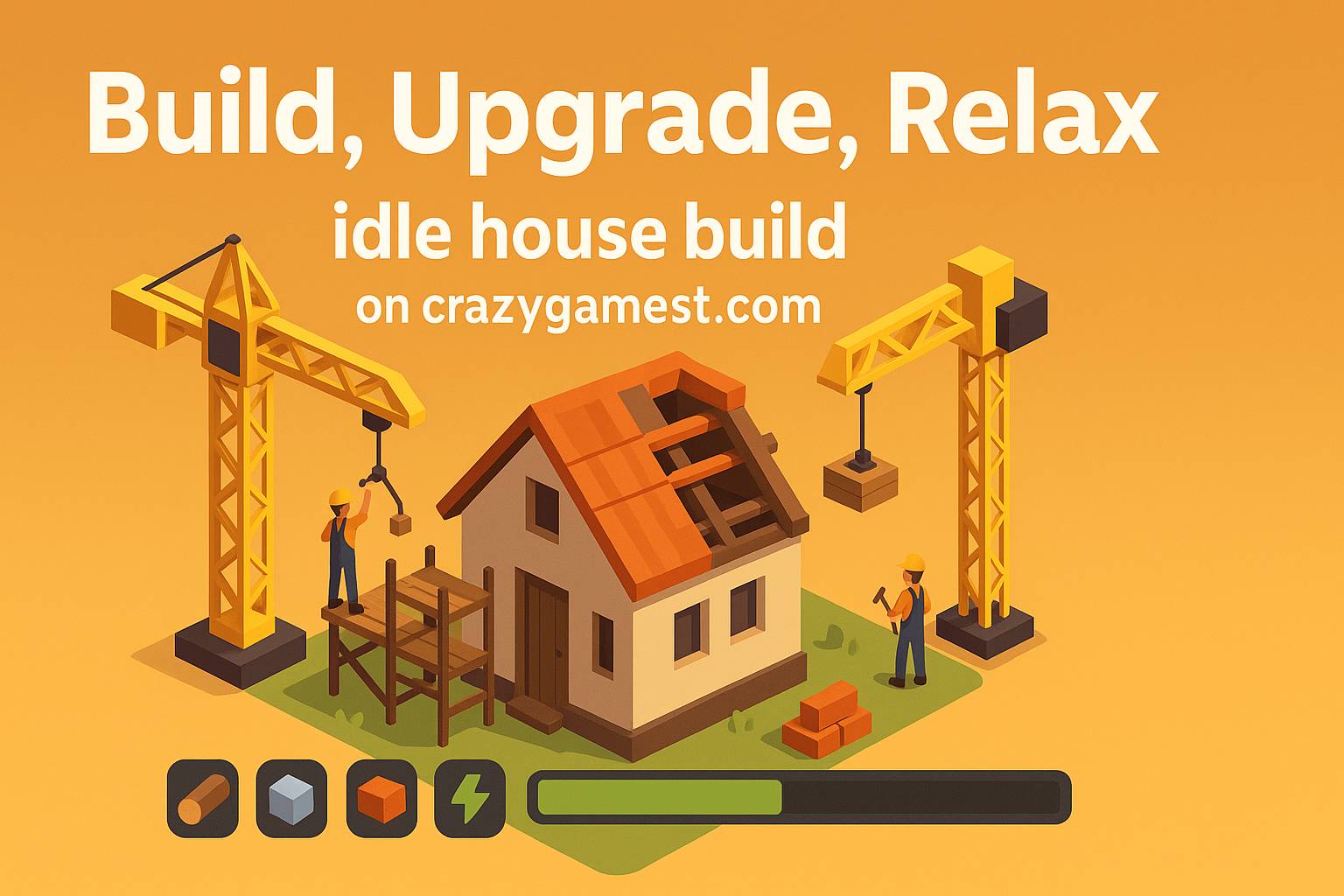 Build Upgrade Relax  idle house build on crazygamest.com image