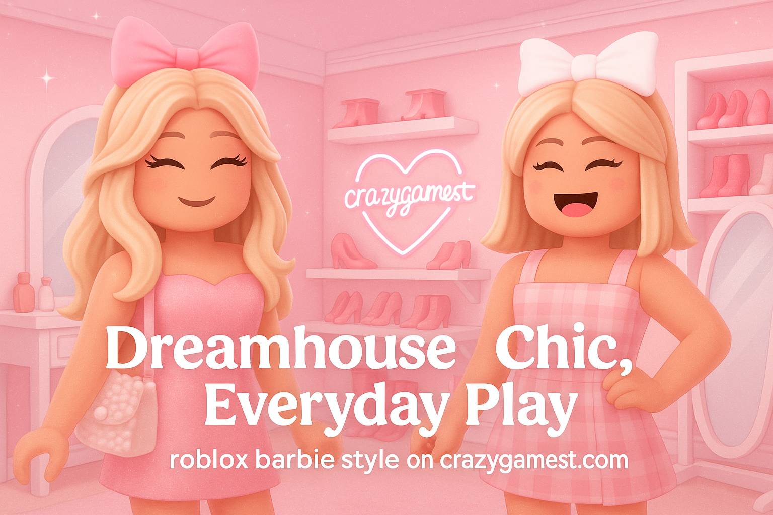 Dreamhouse Chic Everyday Play  roblox barbie style on crazygamest.com image